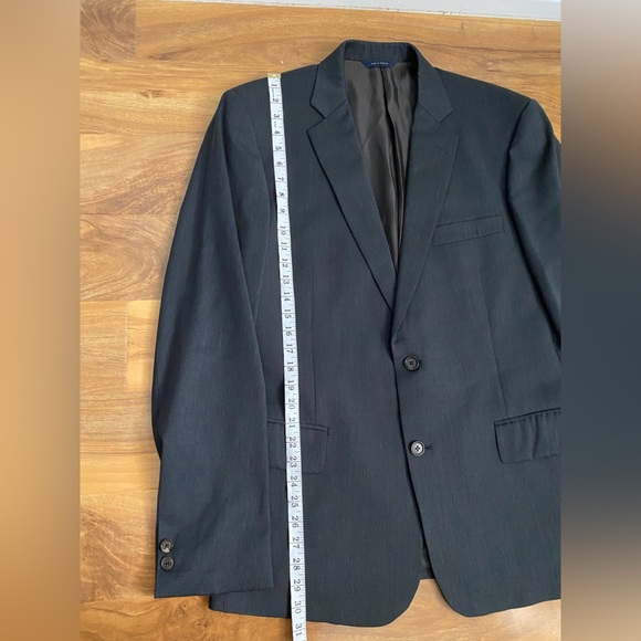 Brooks Brothers Men’s Wool Blazer Gray Sport Coat Suit Jacket Formal Wedding 42L - Picture 8 of 12